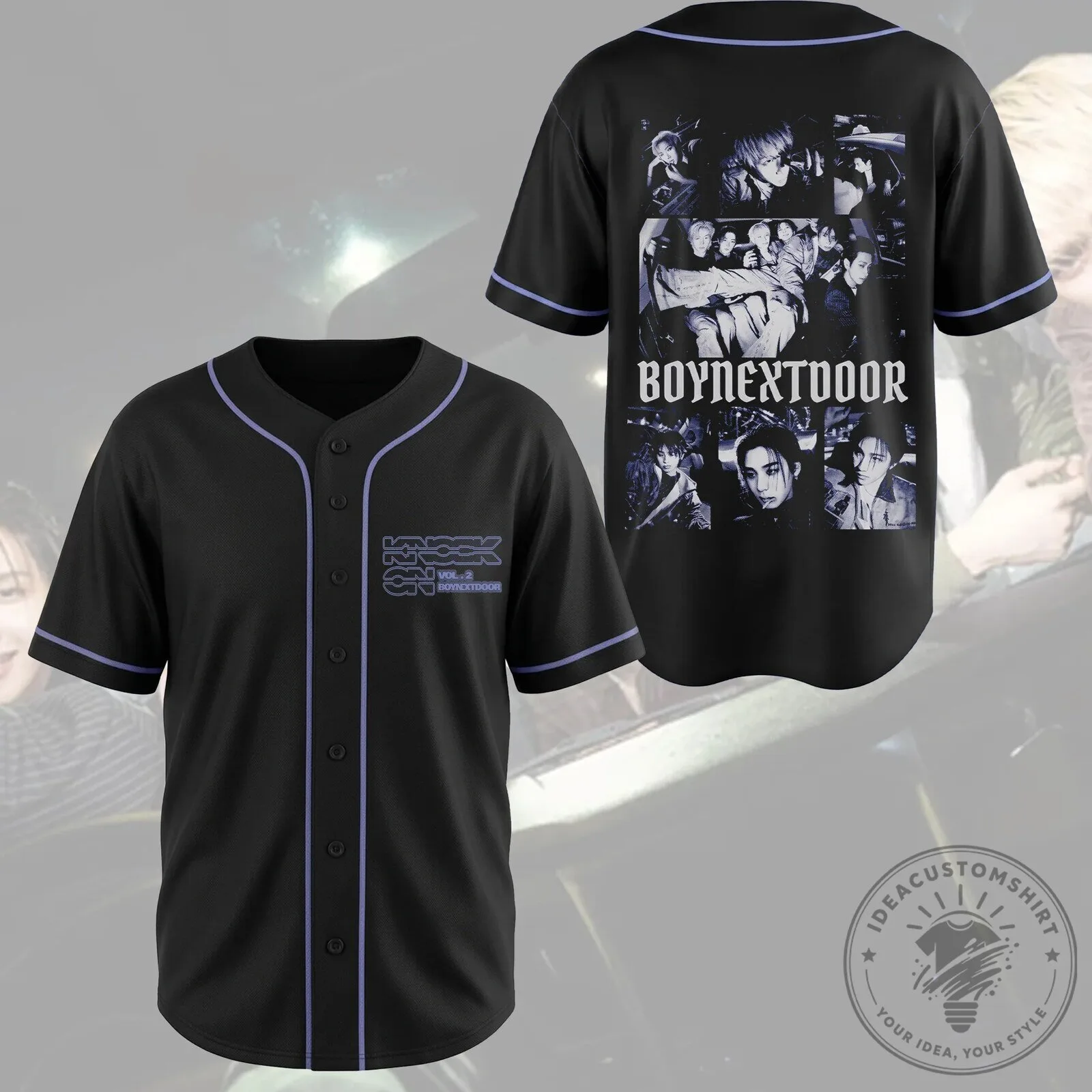 Boynextdoor Knock On Volume 2 World Tour Vintage Baseball Jersey