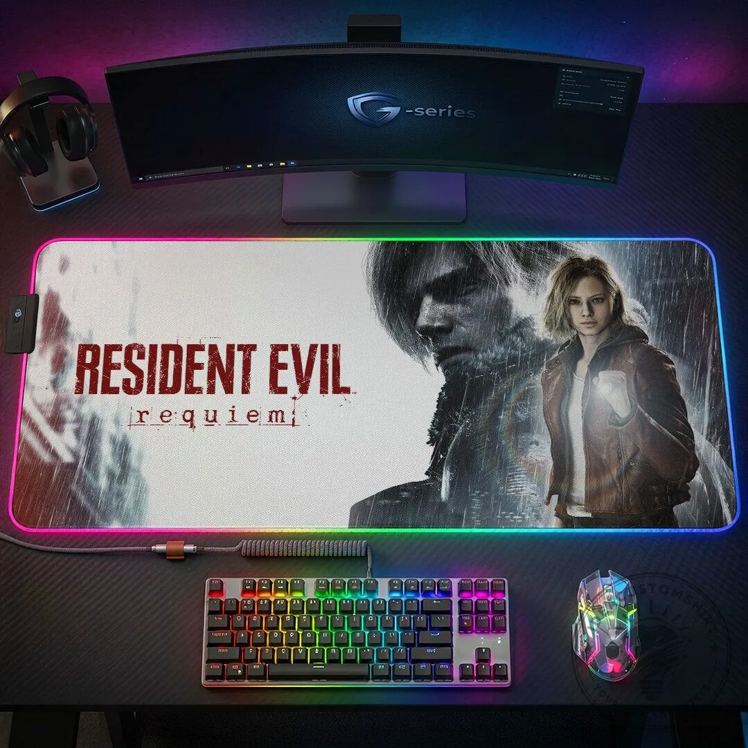 Resident Evil Requiem Custom Gaming Desk Mat