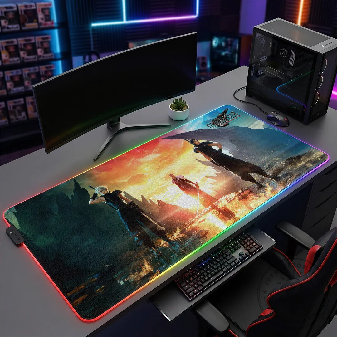 Final Fantasy VII Gaming Desk Mat, Custom RGB LED Mouse Pad 10 Final Fantasy VII Gaming Desk Mat, Custom RGB LED Mouse Pad