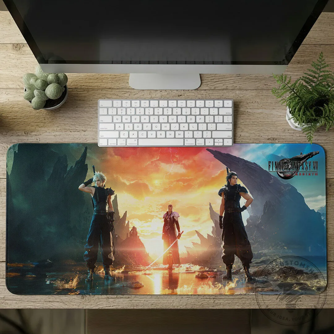 Final Fantasy VII Gaming Desk Mat, Custom RGB LED Mouse Pad 12 Final Fantasy VII Gaming Desk Mat, Custom RGB LED Mouse Pad