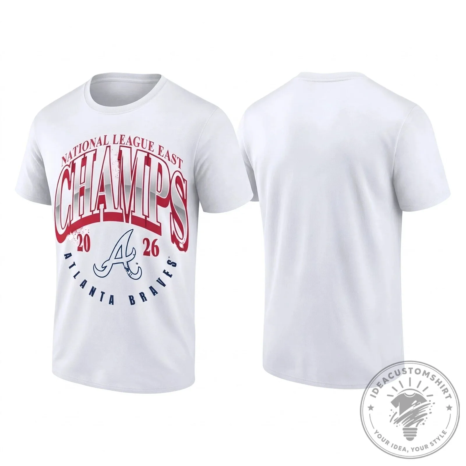 Atlanta Braves National League East Champions 2026 Black T-Shirt 11 Atlanta Braves National League East Champions 2026 Black T-Shirt