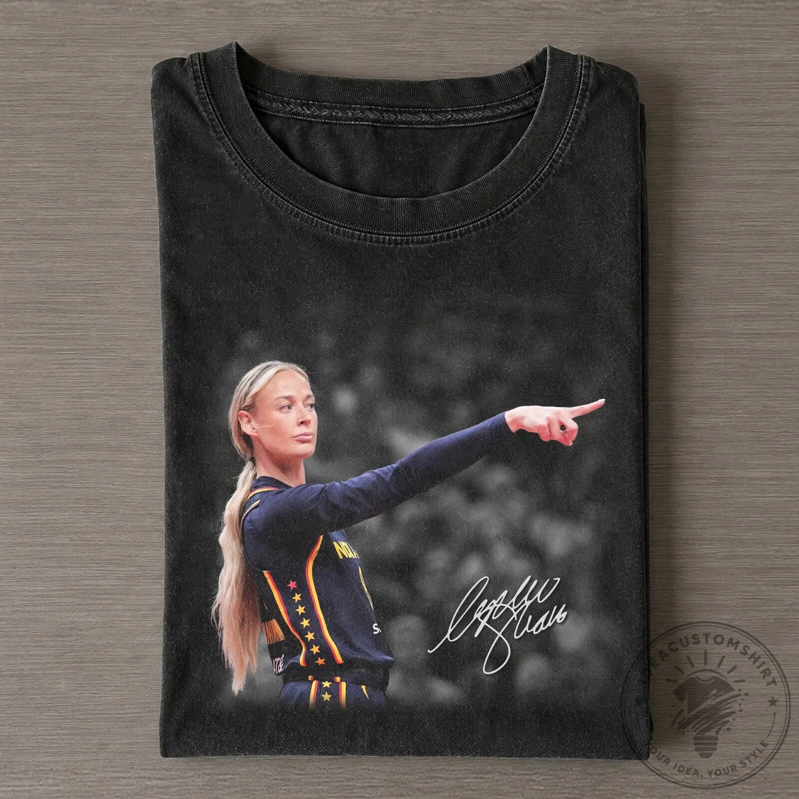 Sophie Cunningham Basketball Player Signature Graphic T-Shirt
