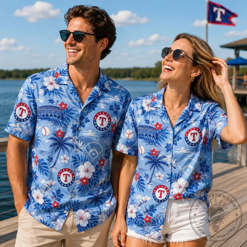 Texas Rangers Baseball Hawaiian Shirt for Men and Women, MLB Fan Apparel Texas Rangers Baseball Hawaiian Shirt for Men and Women, MLB Fan Apparel