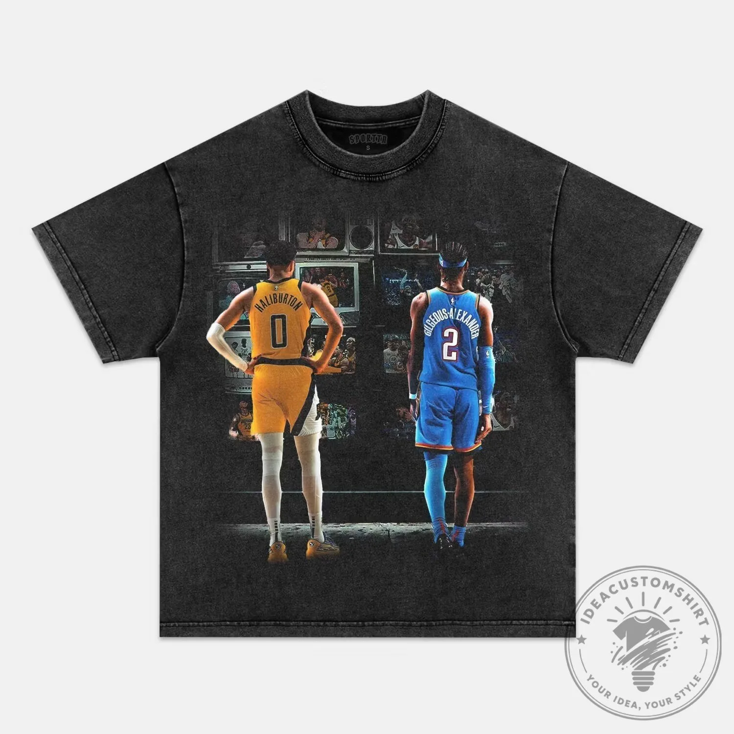 Tyrese Haliburton Shai Gilgeous-Alexander Basketball Matchup T-Shirt