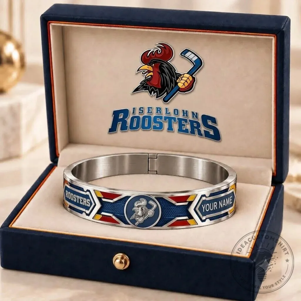 Iserlohn Roosters DEL Ice Hockey Team Personalized Bracelet