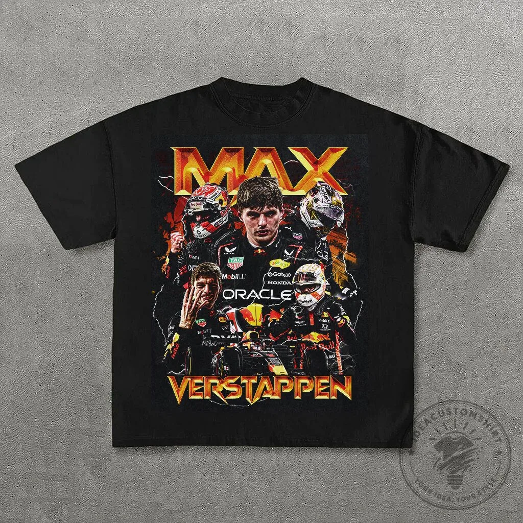 Max Verstappen Formula 1 Racing Champion Graphic T-Shirt 2 Max Verstappen Formula 1 Racing Champion Graphic T-Shirt