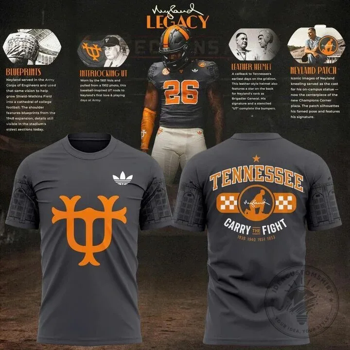Special Edition T-Shirt for Tennessee Football Neyland Legacy 2 Special Edition T-Shirt for Tennessee Football Neyland Legacy