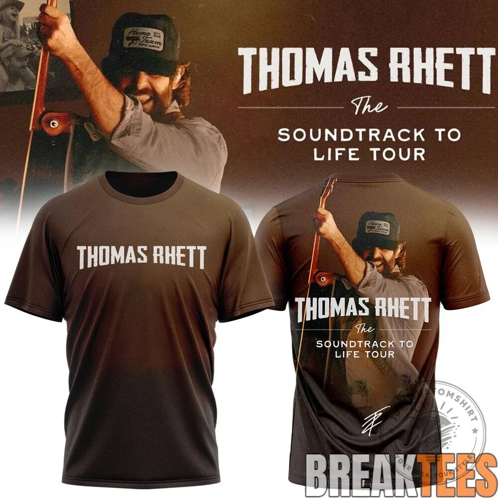 Thomas Rhett The Soundtrack To Life Tour 2024 Concert Schedule T-Shirt 13 Thomas Rhett The Soundtrack To Life Tour 2024 Concert Schedule T-Shirt