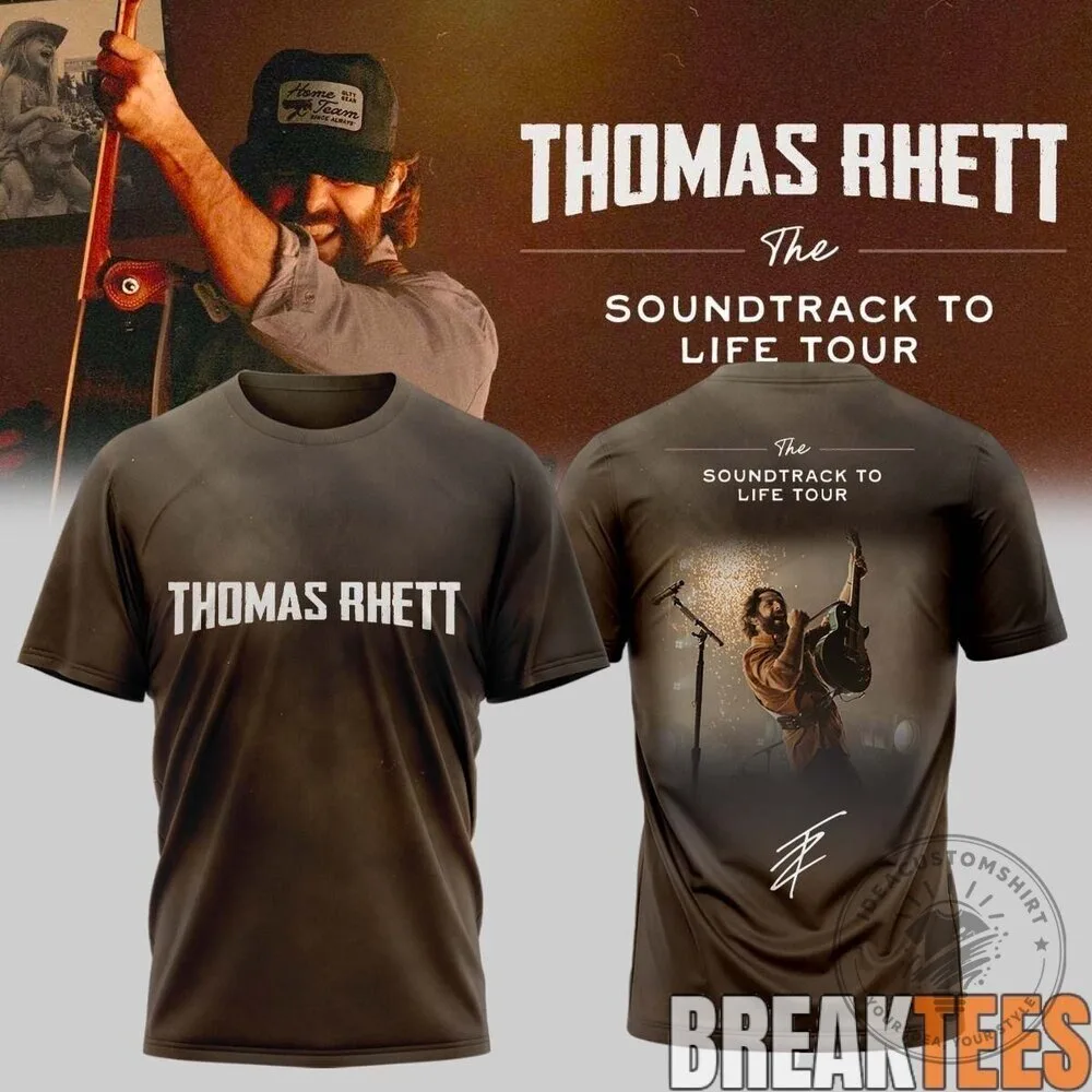 Thomas Rhett The Soundtrack To Life Tour 2024 Concert Schedule T-Shirt 15 Thomas Rhett The Soundtrack To Life Tour 2024 Concert Schedule T-Shirt