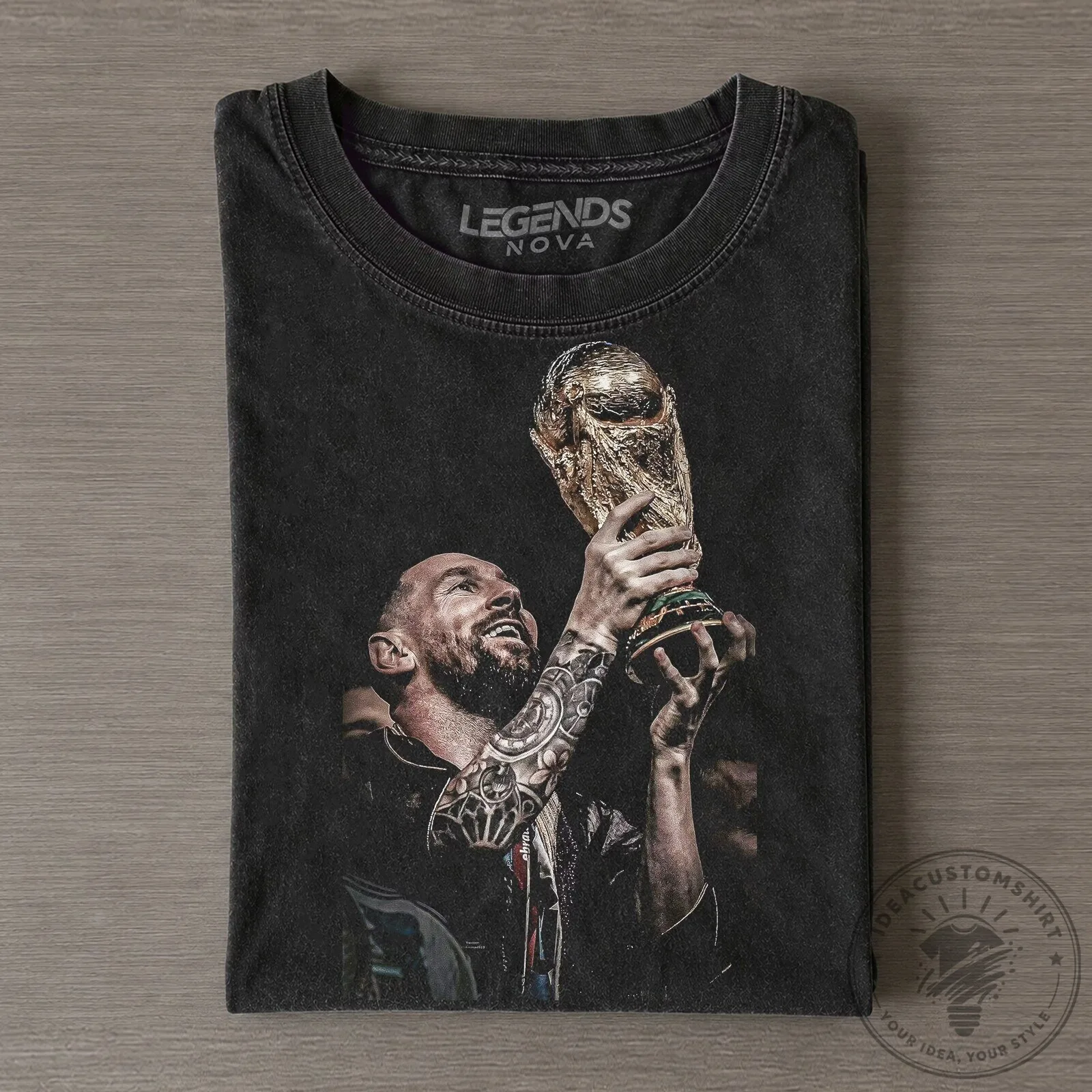 Lionel Messi World Cup Champion Celebration T-Shirt