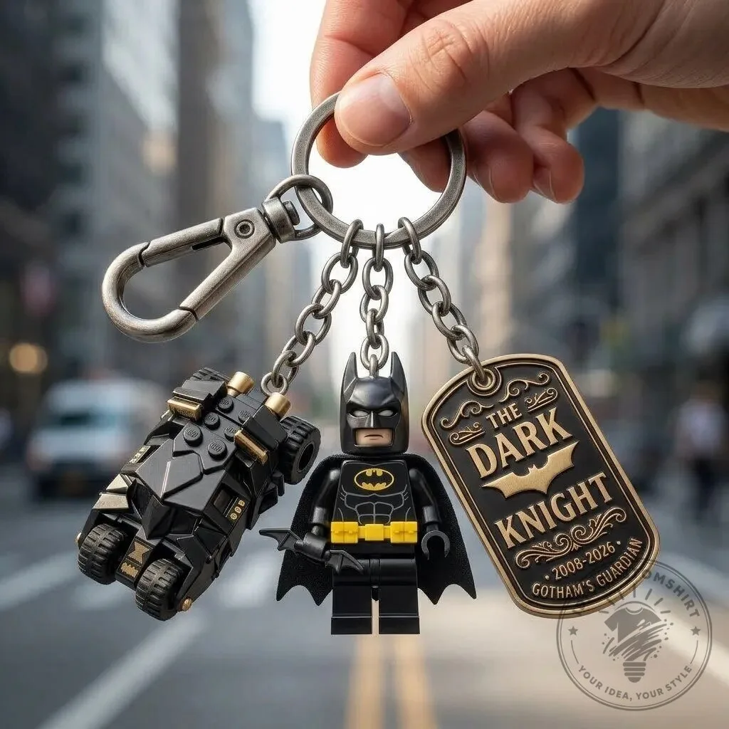 Batman The Dark Knight Lego Minifigure Tumbler Batmobile Keychain 1 Batman The Dark Knight Lego Minifigure Tumbler Batmobile Keychain