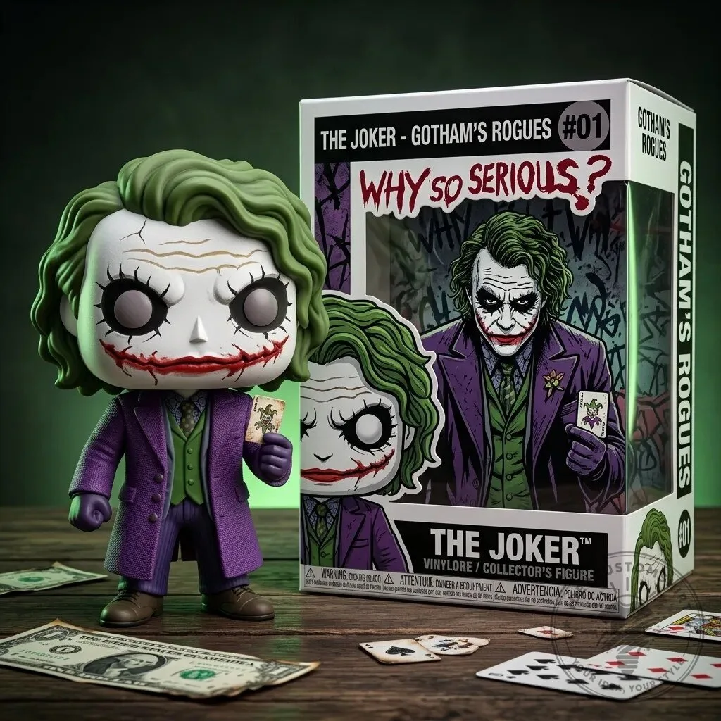 The Joker Gotham's Rogues Why So Serious Collectible Vinyl Figure