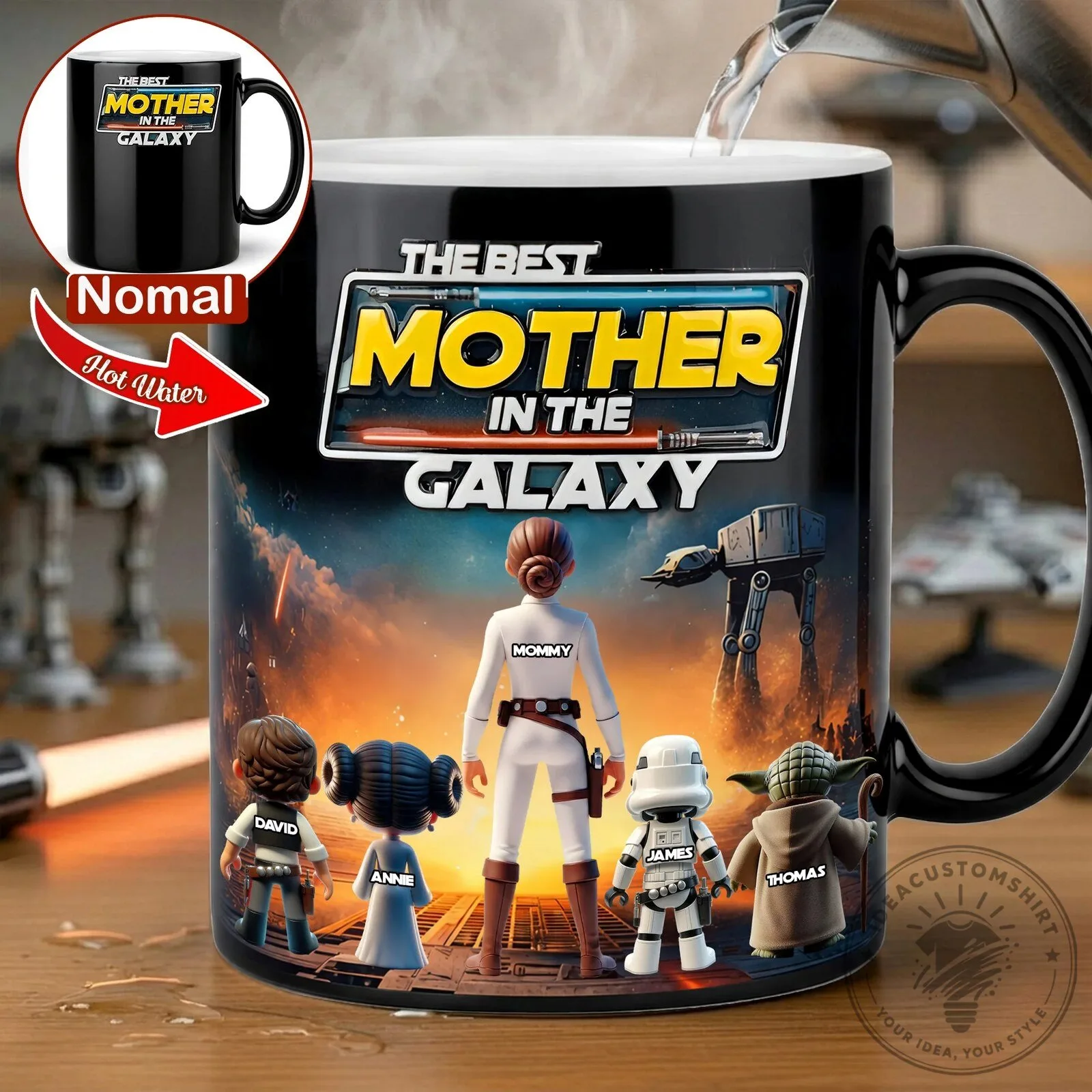 Best Mother In The Galaxy Personalized Star Wars Coffee Mug