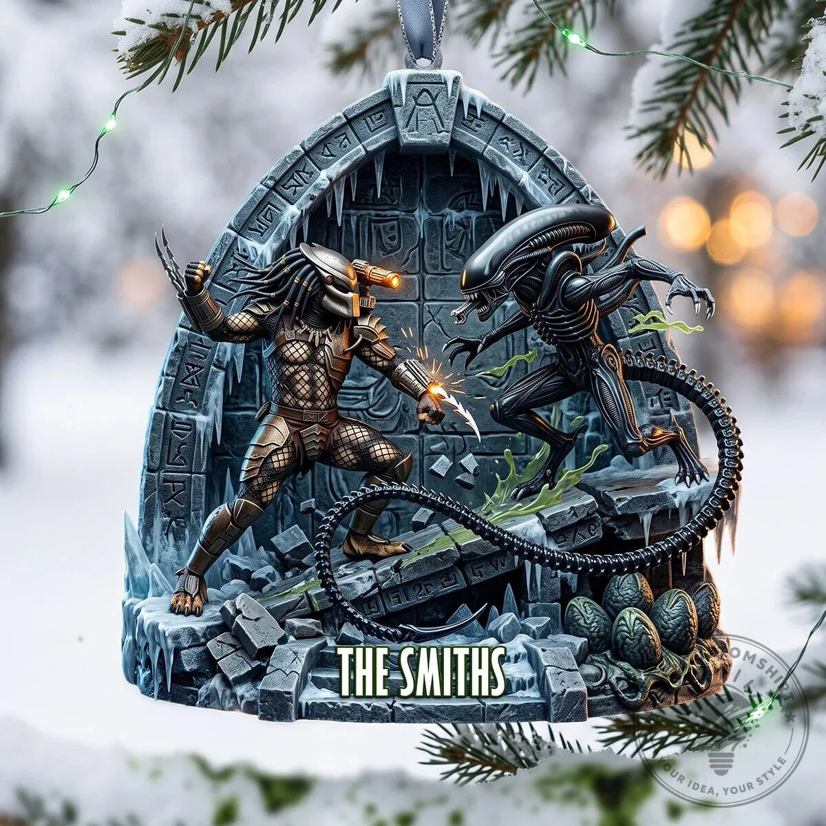 Alien Versus Predator Christmas Tree Holiday Ornament 10 Alien Versus Predator Christmas Tree Holiday Ornament