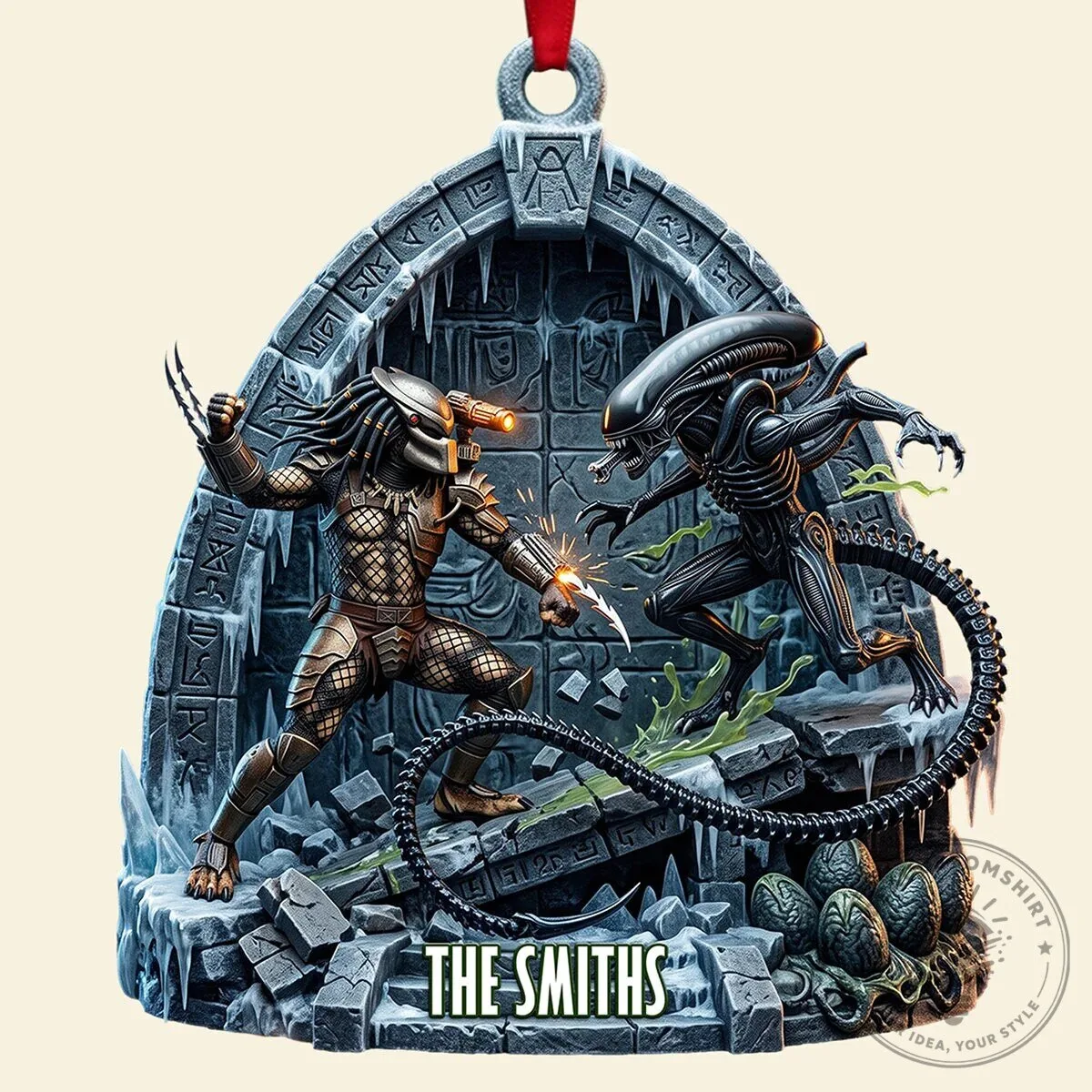 Alien Versus Predator Christmas Tree Holiday Ornament 11 Alien Versus Predator Christmas Tree Holiday Ornament