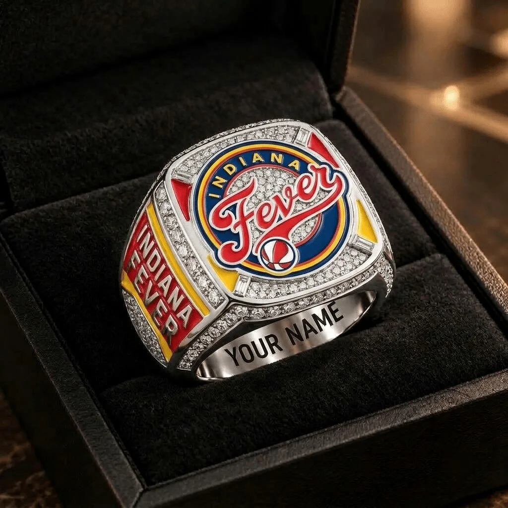 Indiana Fever WNBA Championship Style Ring with Custom Engraving