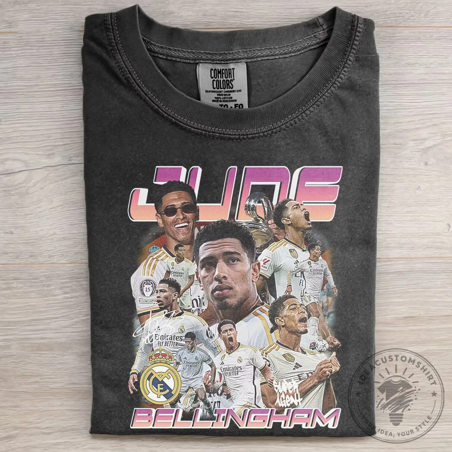 Jude Bellingham Real Madrid Football Club Player Vintage Style T-Shirt