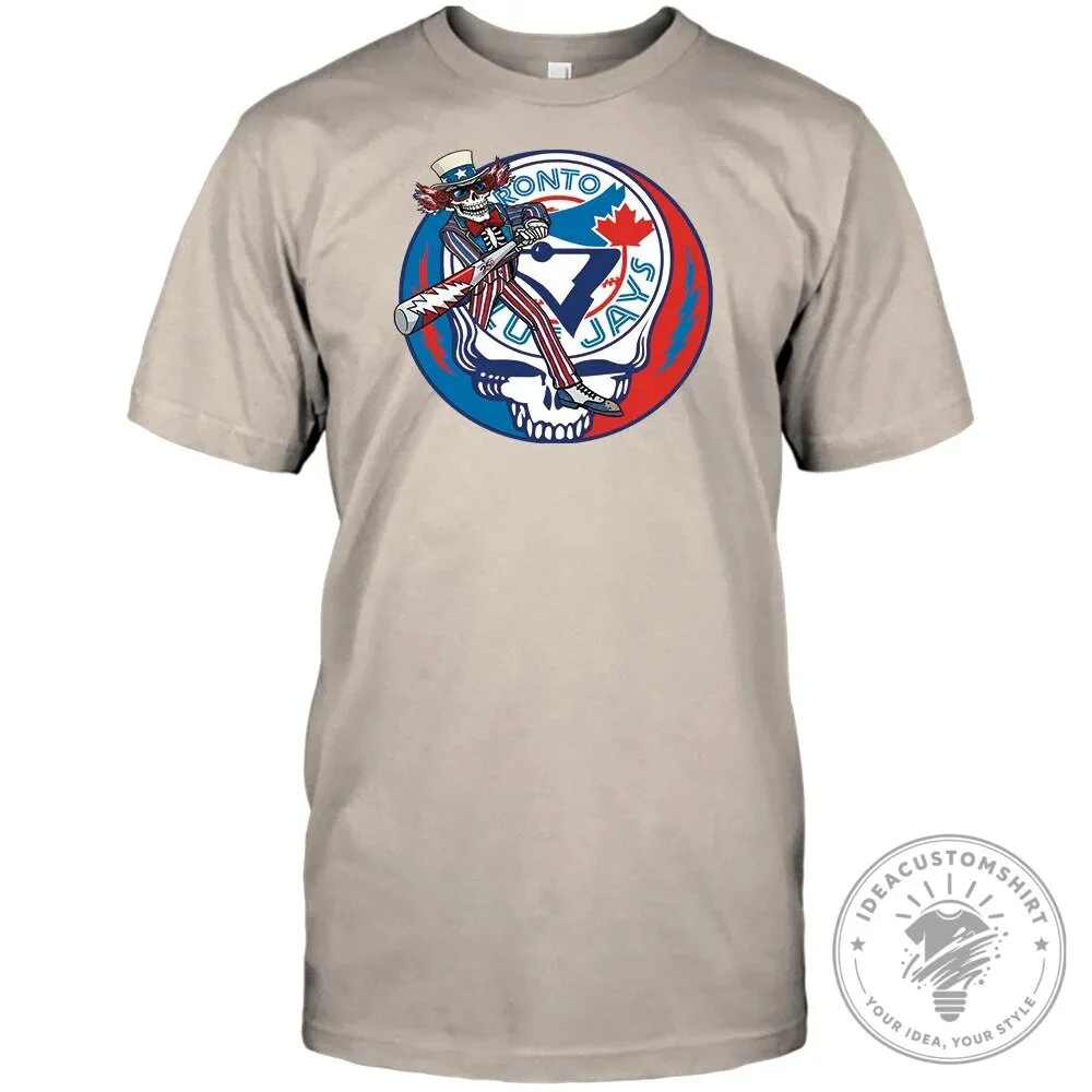 Toronto Blue Jays Grateful Dead Steal Your Face Uncle Sam T-Shirt