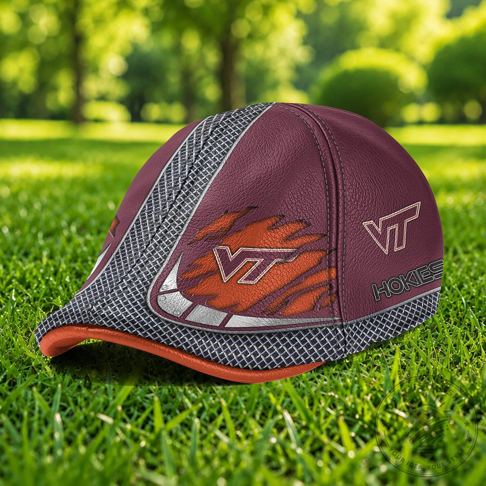 Virginia Tech Hokies NCAA Ivy League Flat Cap Hat