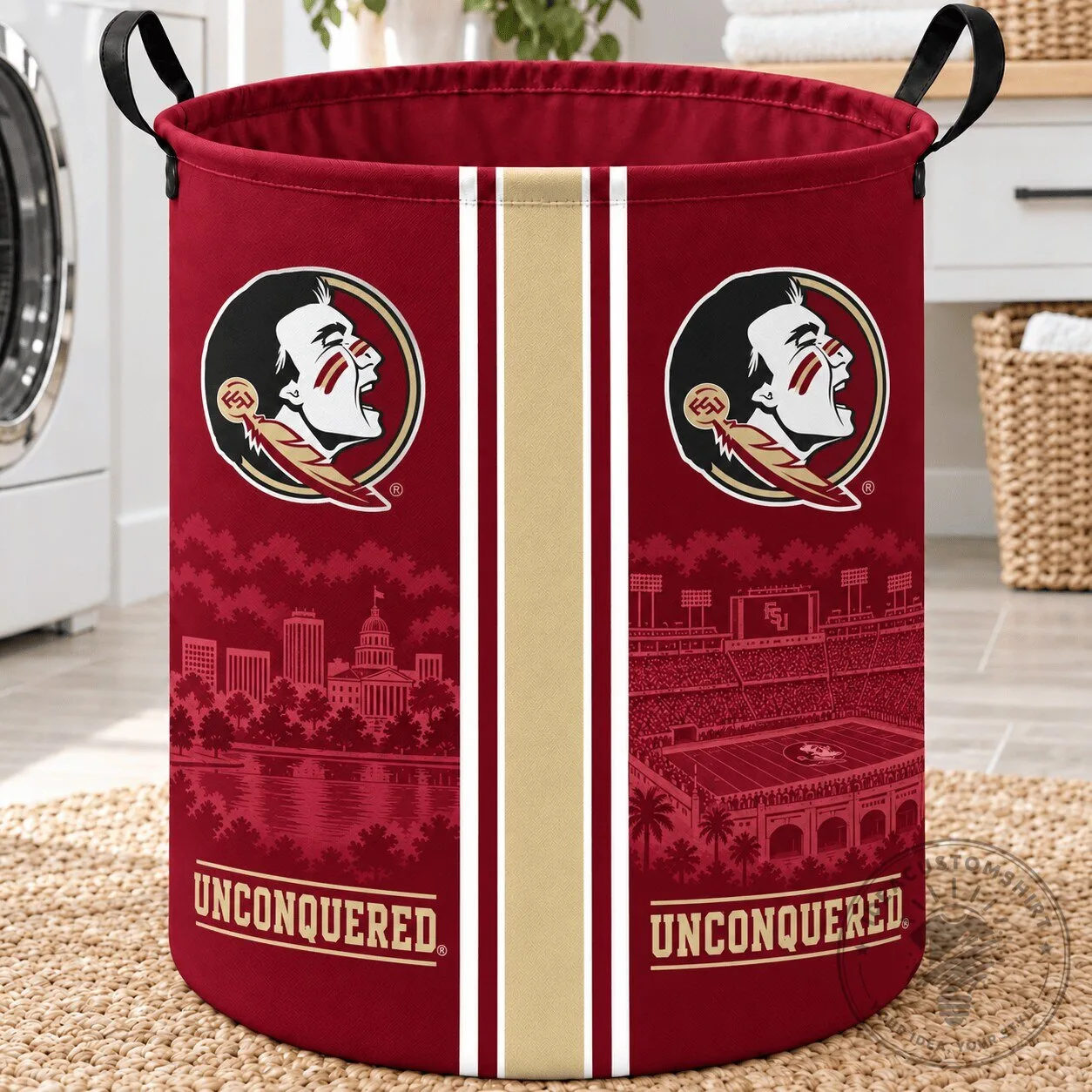 Florida State Seminoles Football Team Unconquered Laundry Basket