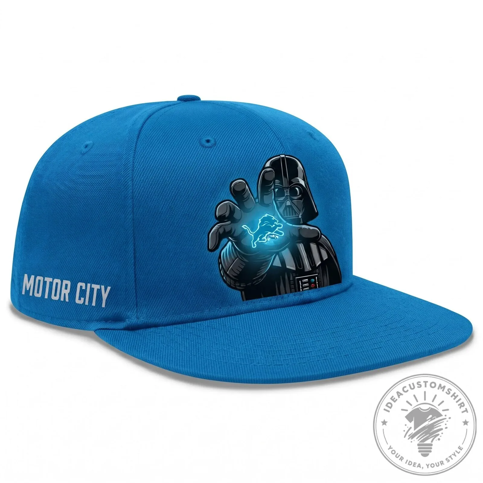 Detroit Lions Darth Vader Star Wars Motor City Snapback Cap Hat 9 Detroit Lions Darth Vader Star Wars Motor City Snapback Cap Hat
