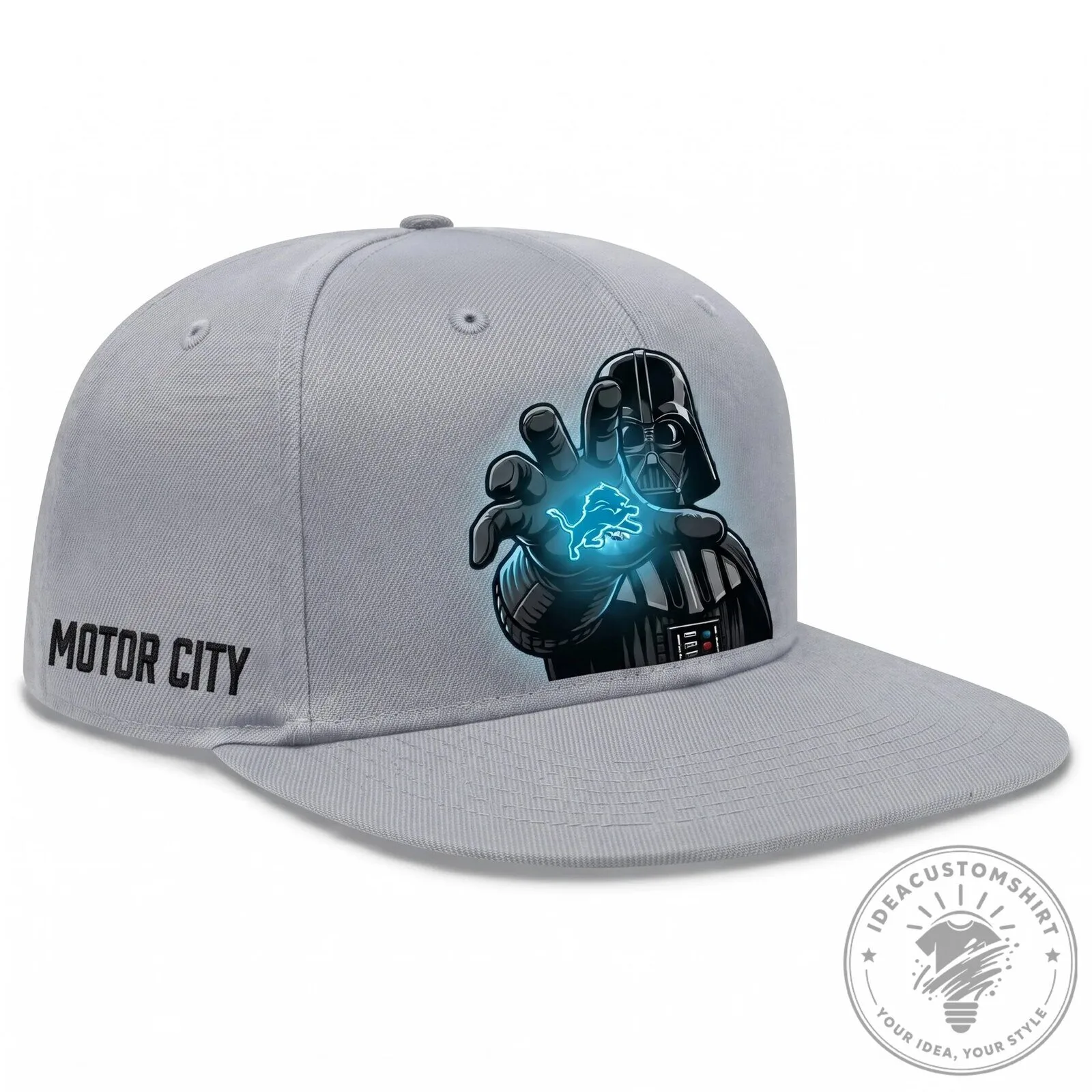 Detroit Lions Darth Vader Star Wars Motor City Snapback Cap Hat 10 Detroit Lions Darth Vader Star Wars Motor City Snapback Cap Hat