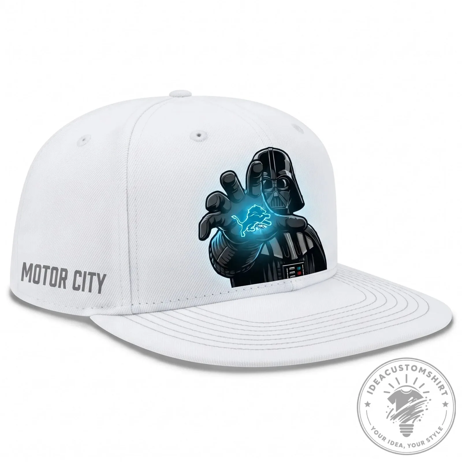 Detroit Lions Darth Vader Star Wars Motor City Snapback Cap Hat 11 Detroit Lions Darth Vader Star Wars Motor City Snapback Cap Hat