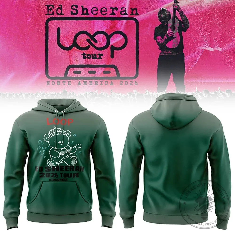 Ed Sheeran North American Loop Tour 2026 Hoodie 5 Ed Sheeran North American Loop Tour 2026 Hoodie