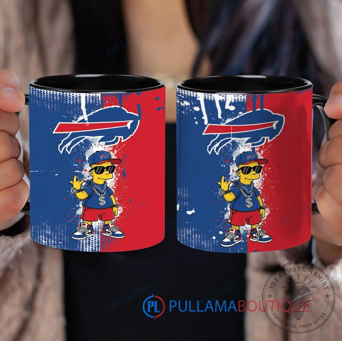 Buffalo Bills Bart Simpson The Simpsons Football Fan Mug