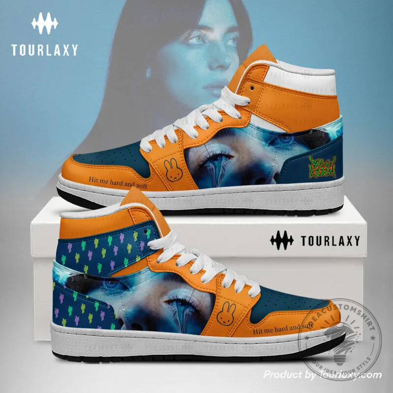 Billie Eilish Hit Me Hard And Soft Album Cover High Top Sneakers