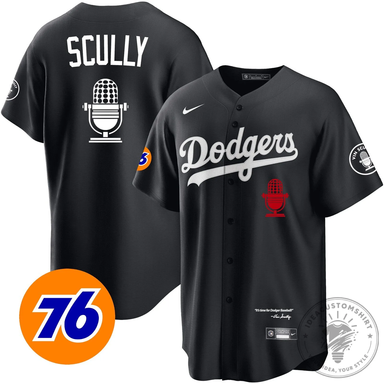 Los Angeles Dodgers Vin Scully Baseball Jersey White 15 Los Angeles Dodgers Vin Scully Baseball Jersey White