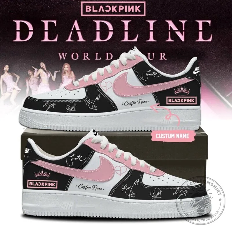 Blackpink Deadline World Tour Custom Name Sneakers Shoes 7 Blackpink Deadline World Tour Custom Name Sneakers Shoes