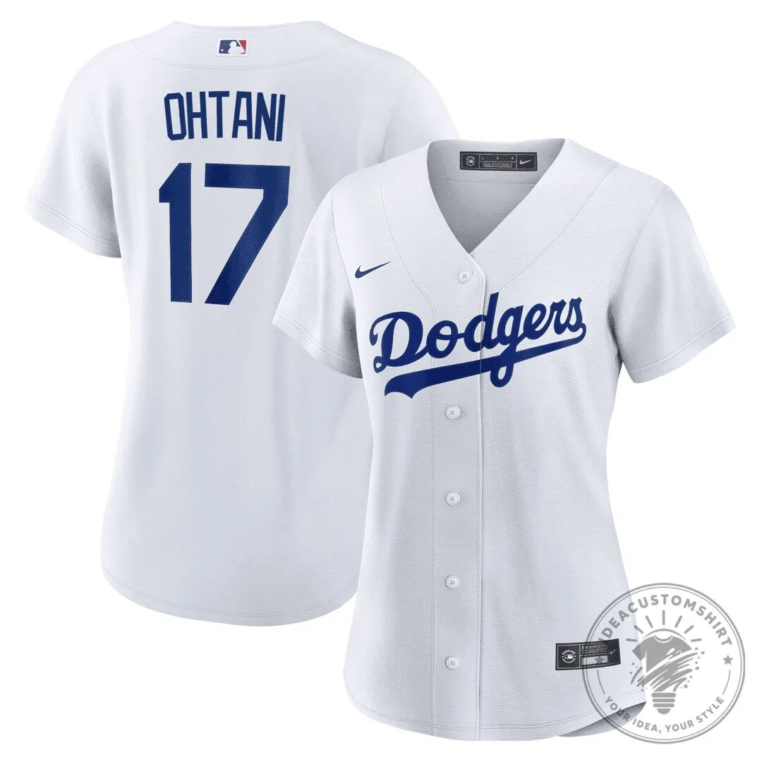 Shohei Ohtani White Jersey for Los Angeles Dodgers Baseball Fans