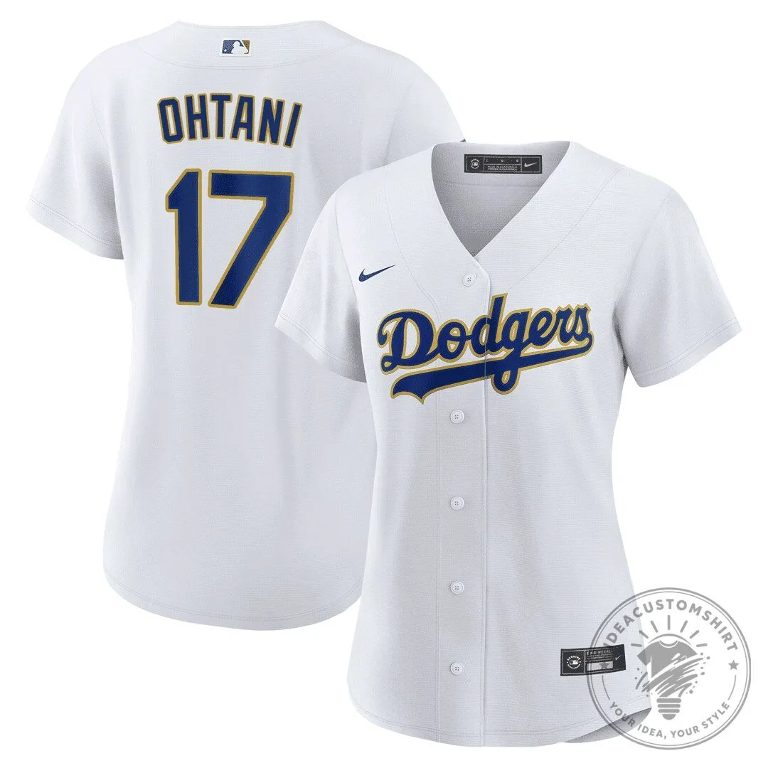 Shohei Ohtani White Jersey for Los Angeles Dodgers Baseball Fans 11 Shohei Ohtani White Jersey for Los Angeles Dodgers Baseball Fans