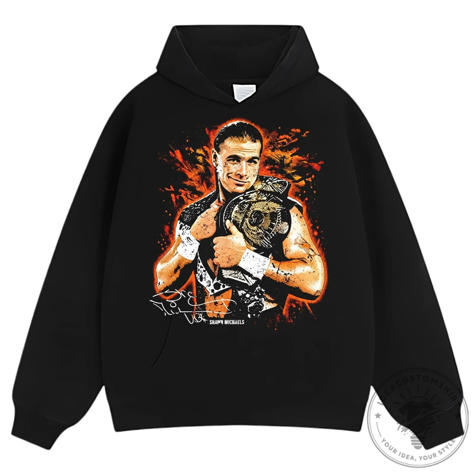 Shawn Michaels United States Champion Gold Belt WWE Professional Wrestler T-Shirt 17 Shawn Michaels United States Champion Gold Belt WWE Professional Wrestler T-Shirt