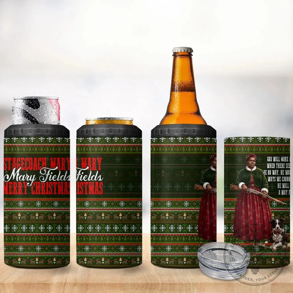 Stagecoach Mary Fields Merry Christmas Ugly Sweater Can Cooler Tumbler 8 Stagecoach Mary Fields Merry Christmas Ugly Sweater Can Cooler Tumbler