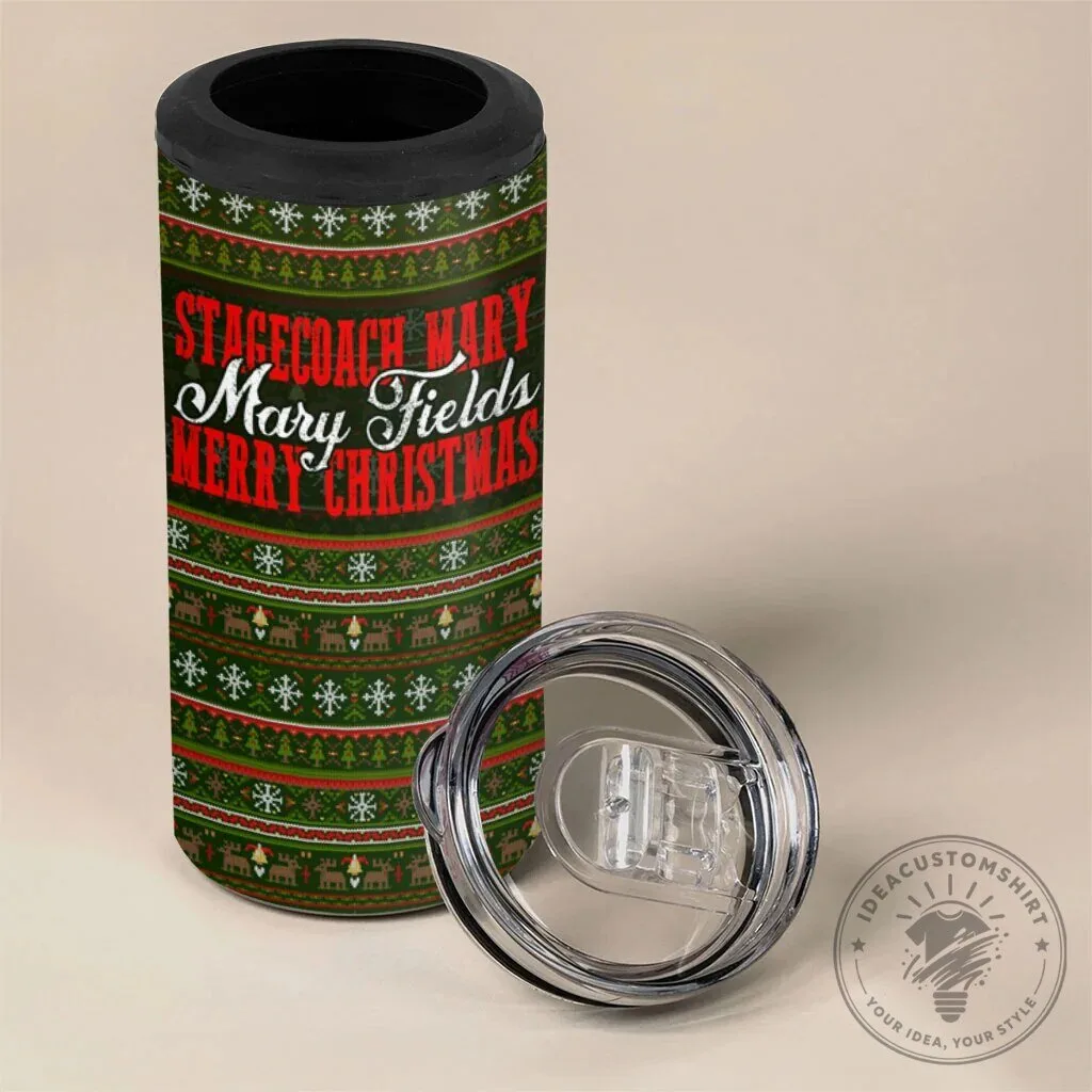 Stagecoach Mary Fields Merry Christmas Ugly Sweater Can Cooler Tumbler 9 Stagecoach Mary Fields Merry Christmas Ugly Sweater Can Cooler Tumbler