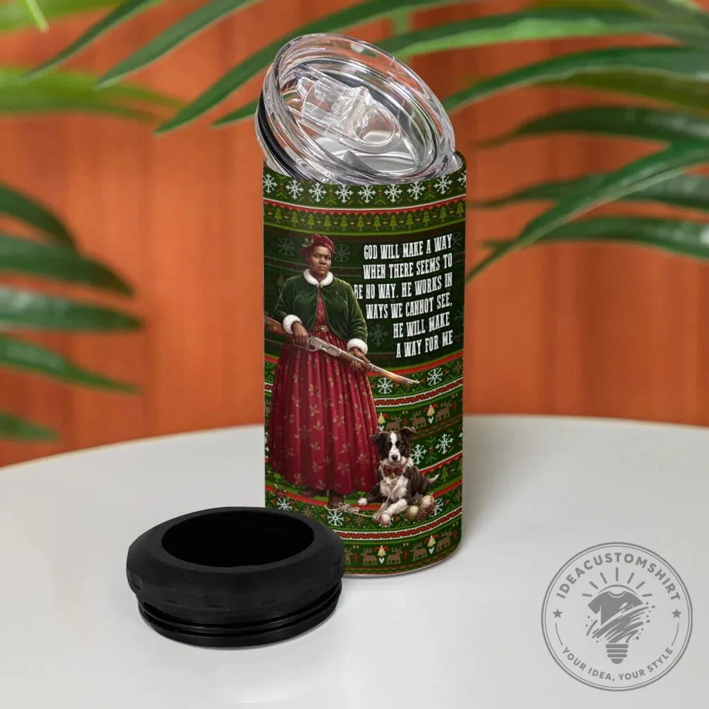 Stagecoach Mary Fields Merry Christmas Ugly Sweater Can Cooler Tumbler 10 Stagecoach Mary Fields Merry Christmas Ugly Sweater Can Cooler Tumbler