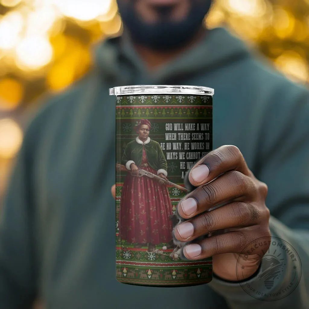 Stagecoach Mary Fields Merry Christmas Ugly Sweater Can Cooler Tumbler 13 Stagecoach Mary Fields Merry Christmas Ugly Sweater Can Cooler Tumbler