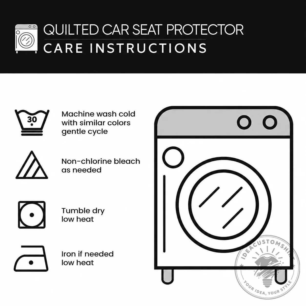 Philippians 4:13 Christian Faith Quilted Car Seat Protector 8 Philippians 4:13 Christian Faith Quilted Car Seat Protector