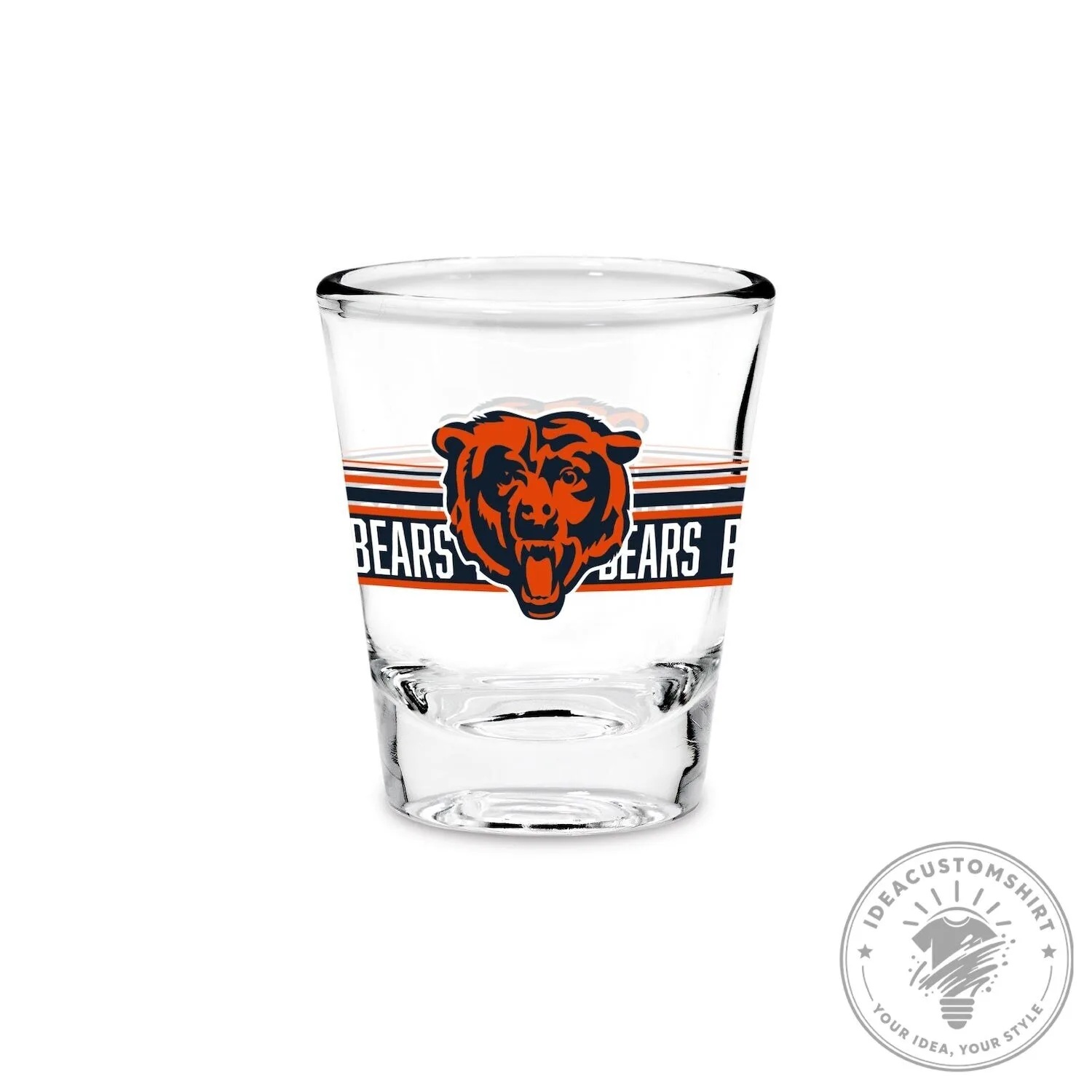 Chicago Bears National Football League Team Logo Shot Glass 2 Chicago Bears National Football League Team Logo Shot Glass