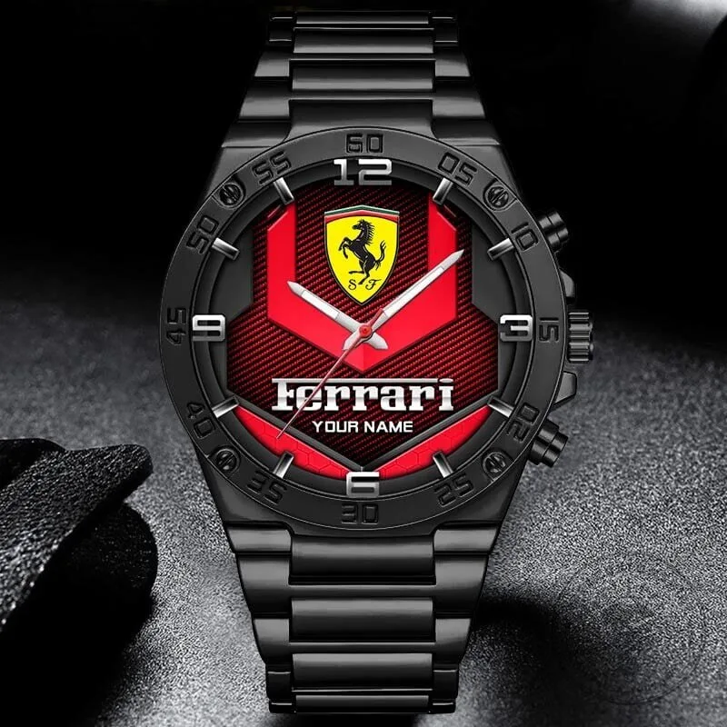Elegant Fashion Design Stainless Steel Watch with Custom Name by Ferrari 14 Elegant Fashion Design Stainless Steel Watch with Custom Name by Ferrari