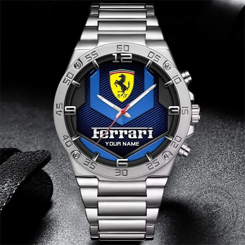 Elegant Fashion Design Stainless Steel Watch with Custom Name by Ferrari 16 Elegant Fashion Design Stainless Steel Watch with Custom Name by Ferrari