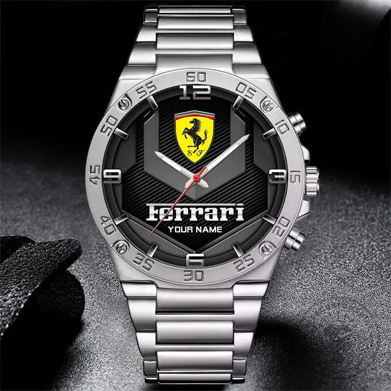 Elegant Fashion Design Stainless Steel Watch with Custom Name by Ferrari 18 Elegant Fashion Design Stainless Steel Watch with Custom Name by Ferrari
