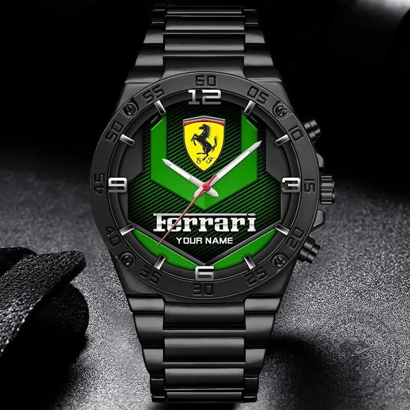 Elegant Fashion Design Stainless Steel Watch with Custom Name by Ferrari 19 Elegant Fashion Design Stainless Steel Watch with Custom Name by Ferrari