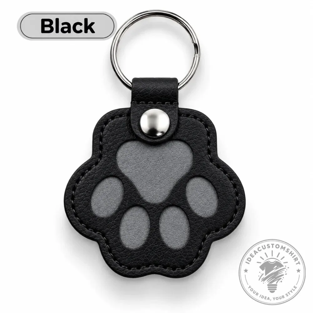 Pet Paw Print Photo Frame Keychain - Personalized Dog Cat Memorial Keepsake 20 Pet Paw Print Photo Frame Keychain - Personalized Dog Cat Memorial Keepsake