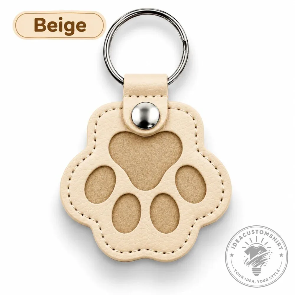 Pet Paw Print Photo Frame Keychain - Personalized Dog Cat Memorial Keepsake 21 Pet Paw Print Photo Frame Keychain - Personalized Dog Cat Memorial Keepsake