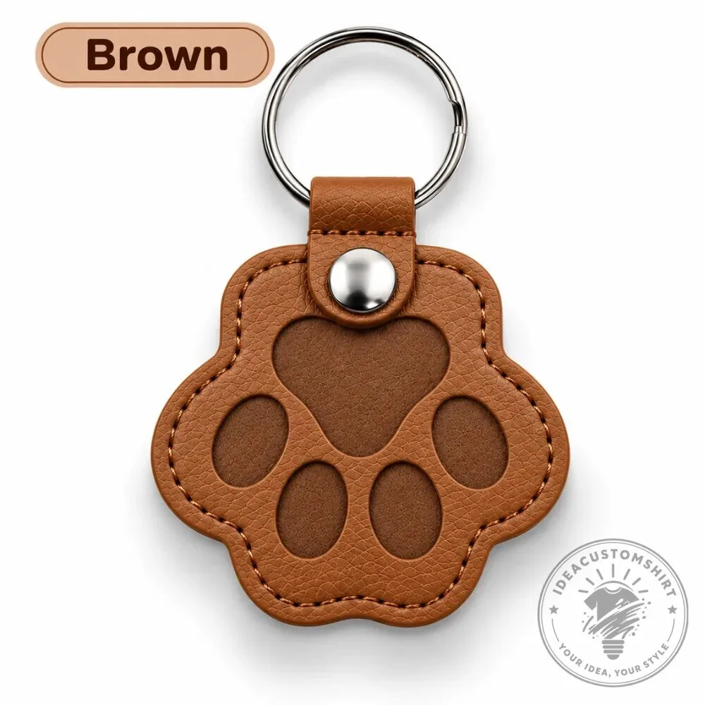 Pet Paw Print Photo Frame Keychain - Personalized Dog Cat Memorial Keepsake 23 Pet Paw Print Photo Frame Keychain - Personalized Dog Cat Memorial Keepsake