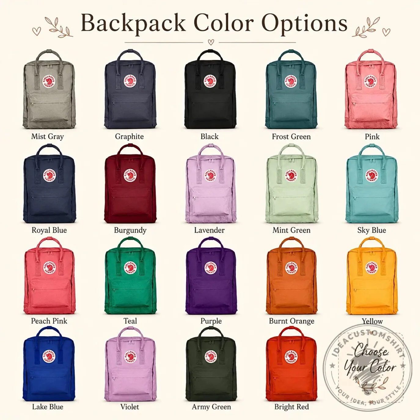 Star Wars Embroidered Fjallraven Kanken Backpack 12 Star Wars Embroidered Fjallraven Kanken Backpack
