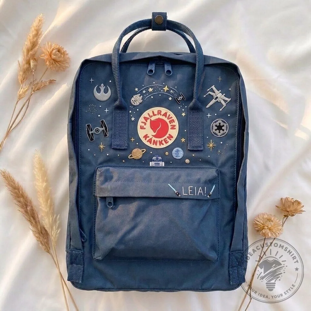 Star Wars Embroidered Fjallraven Kanken Backpack 13 Star Wars Embroidered Fjallraven Kanken Backpack